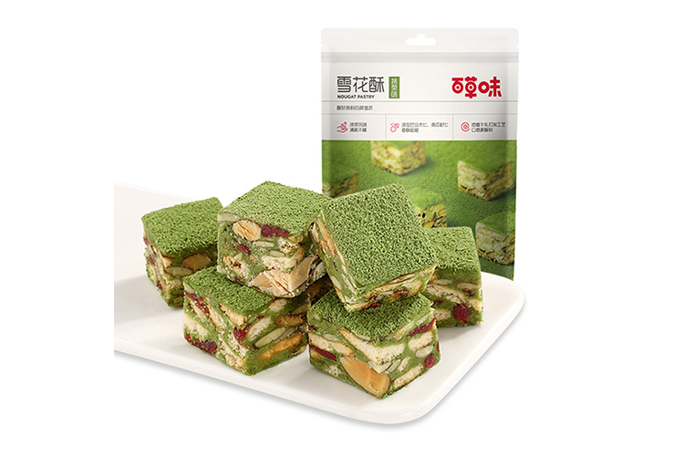 BAICAOWEI SNOW PASTRY MATCHA FLAVOUR 200G